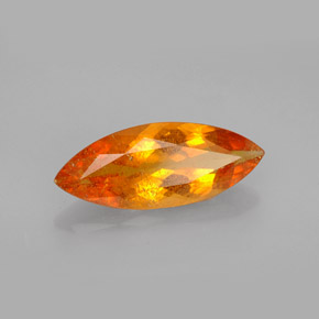 Clinohumite Naranja amarillo natural de 2.11 ct, Marquesa, SI