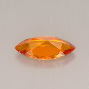 Clinohumita naranja natural de 1,34 ct, marquesa, VS-SI