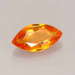 Clinohumite Naranja amarillo natural de 0.67 ct, Marquesa, VS-SI