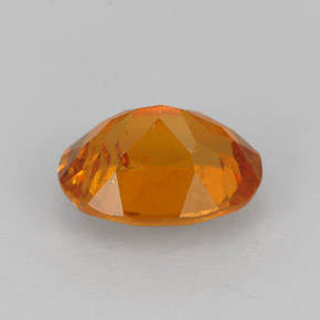 Clinohumita naranja natural de 1,43 ct, corte óvalo, VS-SI
