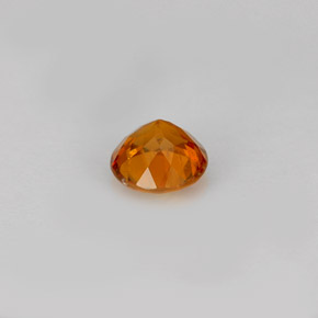 Clinohumite Naranja amarillo natural de 0.50 ct, Corte Redondo, VS-SI