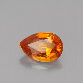 Clinohumita naranja natural de 1,03 ct, en forma de pera, VS-SI