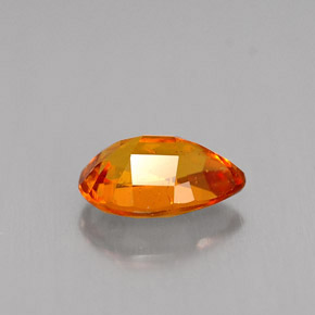 Clinohumita naranja natural de 1,03 ct, en forma de pera, VS-SI