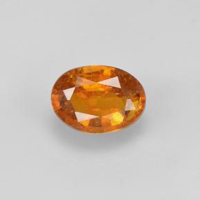 Clinohumite Naranja amarillo natural de 1.05 ct, Corte Óvalo, VS-SI