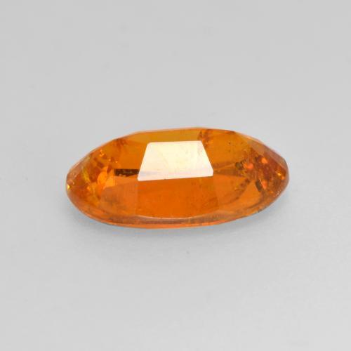 Clinohumite Naranja rojizo natural de 1.42 ct, Corte Óvalo, VS-SI