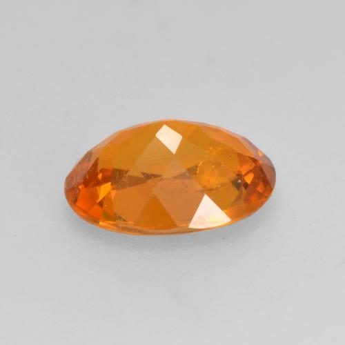 Clinohumita naranja natural de 1,21 ct, corte óvalo, SI