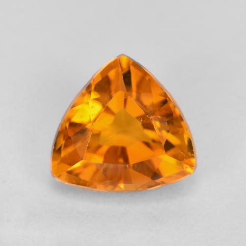 Clinohumita naranja natural de 0,59 ct, trillón, VS
