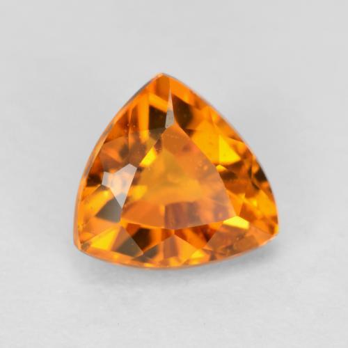 Clinohumita naranja natural de 0,59 ct, trillón, VS