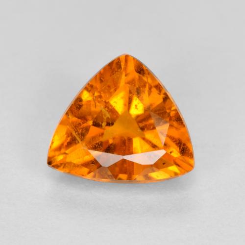 Clinohumita naranja natural de 0,87 ct, trillón, SI