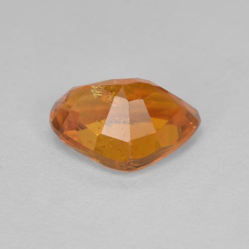 Clinohumita naranja natural de 1,59 ct, en forma de pera, VS-SI