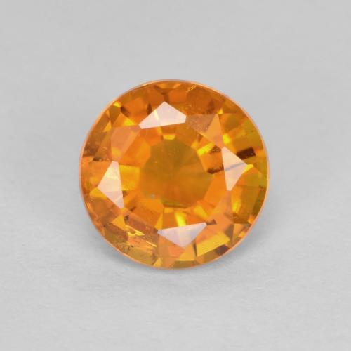 Clinohumite Naranja medio natural de 0.91 ct, Corte Redondo, SI