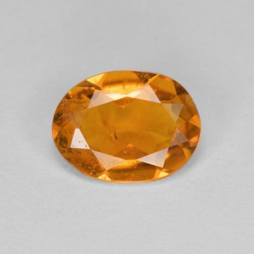 Clinohumite Naranja albaricoque natural de 1.20 ct, Corte Óvalo, SI