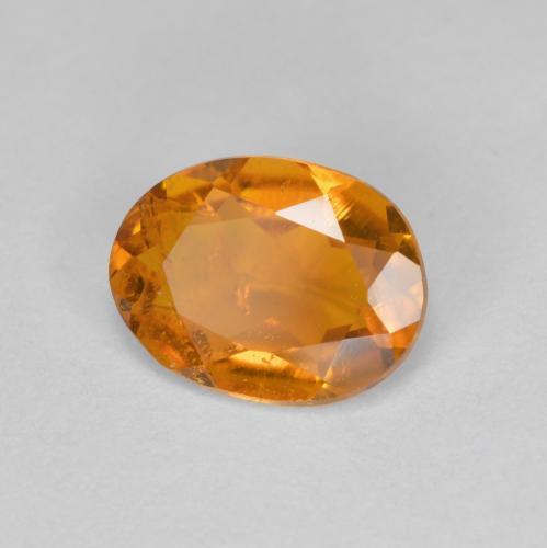 Clinohumite Naranja albaricoque natural de 1.20 ct, Corte Óvalo, SI