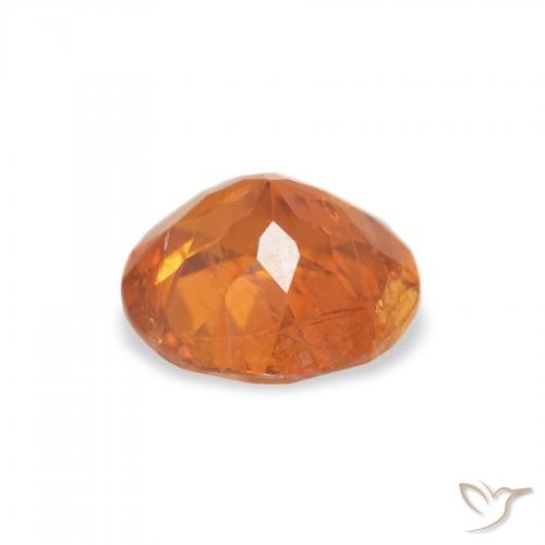Clinohumite Naranja claro natural de 1.62 ct, Redondo, SI-I1