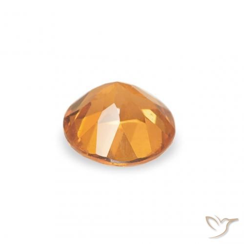 Clinohumite Naranja medio natural de 0.28 ct, Redondo, VS-SI