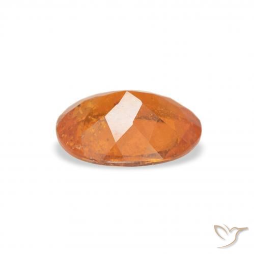 Clinohumite Naranja medio natural de 1.17 ct, Ovalada, SI