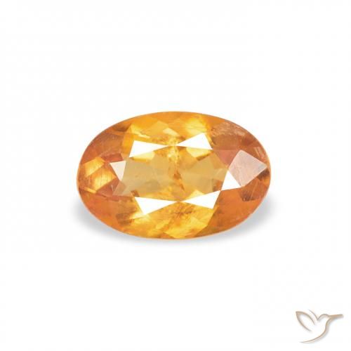 0.39ct Natural Medium Light-Orange Clinohumite, Ovalada, SI