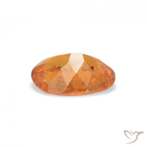 Clinohumite Naranja claro natural de 1.24 ct, Ovalada, SI