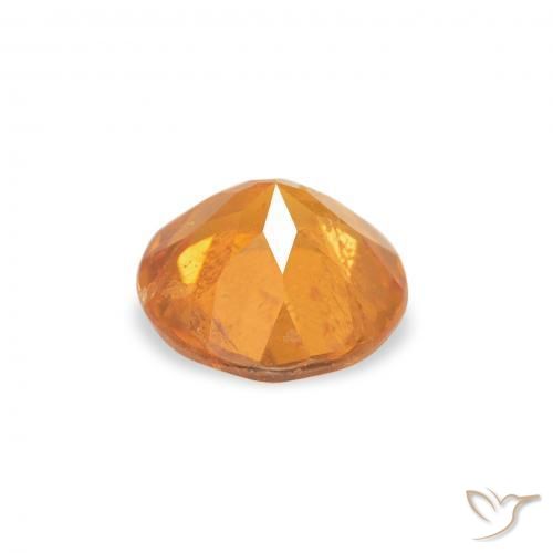 Clinohumite Naranja medio natural de 0.87 ct, Redondo, SI