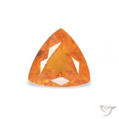 0.61ct Natural Naranja melocotón vívido Clinohumite, Trillón, SI