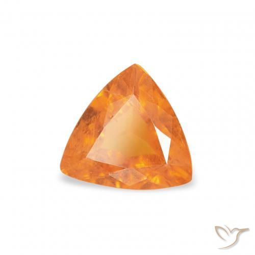 Clinohumite Naranja melocotón vívido natural de 0.61 ct, Trillón, SI