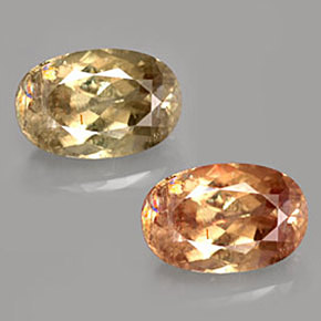 Diasporo con cambio de color  natural de 5,51 ct, corte óvalo, SI