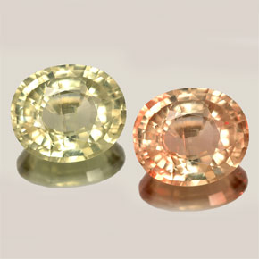 Diasporo con cambio de color  natural de 3,14 ct, corte óvalo, VS