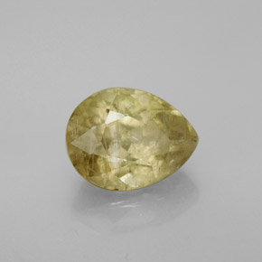 Diasporo con cambio de color  natural de 3,69 ct, en forma de pera, SI