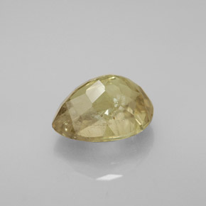 Diasporo con cambio de color  natural de 3,69 ct, en forma de pera, SI