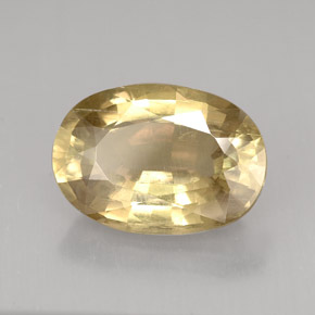 Diasporo con cambio de color  natural de 6,44 ct, corte óvalo, SI