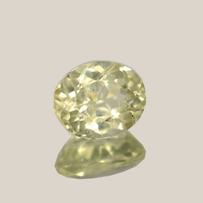 Diasporo con cambio de color  natural de 0,99 ct, corte óvalo, VS
