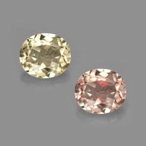 Diasporo con cambio de color  natural de 0,75 ct, corte óvalo, VS