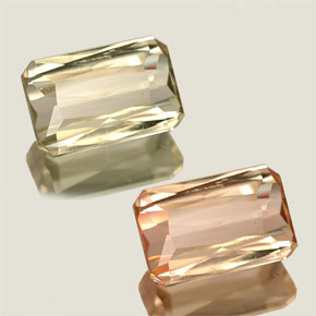 Diasporo con cambio de color  natural de 0,95 ct, corte esmeralda, VVS-VS
