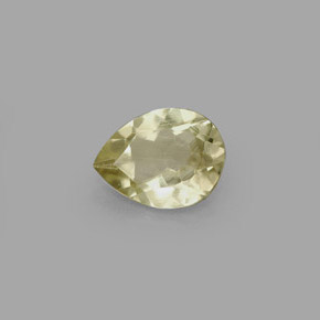 Diasporo con cambio de color  natural de 0,51 ct, en forma de pera, VS