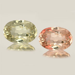 Diasporo con cambio de color  natural de 0,82 ct, corte óvalo, VVS-VS
