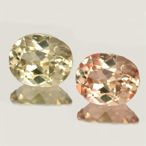 Diasporo con cambio de color  natural de 0,83 ct, corte óvalo, VVS-VS