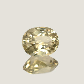 Diasporo con cambio de color  natural de 0,83 ct, corte óvalo, VVS-VS