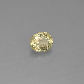 Diasporo con cambio de color  natural de 0,69 ct, corte óvalo, VS