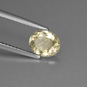 Diasporo con cambio de color  natural de 1,03 ct, corte óvalo, VS
