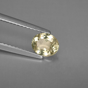 Diasporo con cambio de color  natural de 0,67 ct, corte óvalo, VS