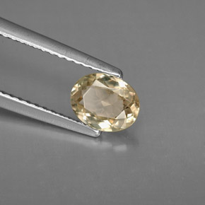 Diasporo con cambio de color  natural de 0,74 ct, corte óvalo, VVS-VS