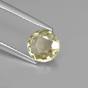 Diasporo con cambio de color  natural de 1,12 ct, corte redondo, VS