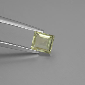 Diasporo con cambio de color  natural de 0,71 ct, cuadrado, VS
