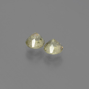 Gemas de Diásporo con Cambio de Color Verde/rosado natural de  ct, Corte Redondo, VS-SI