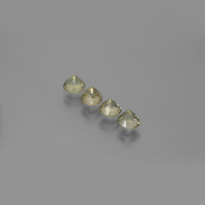 Gemas de Diásporo con Cambio de Color Verde/rosado natural de  ct, Redondo, VVS-VS