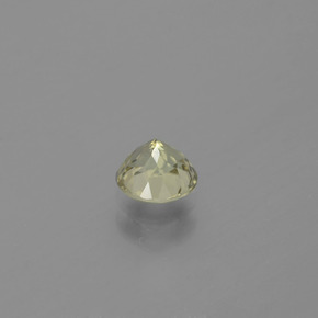 Diasporo con cambio de color multicolor natural de 0,78 ct, corte redondo, VS