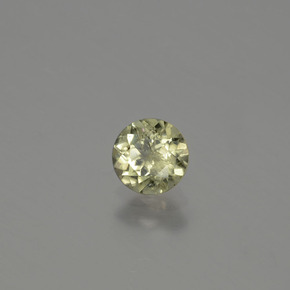 Diasporo con cambio de color  natural de 0,56 ct, corte redondo, VS-SI