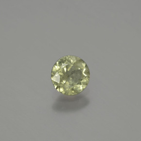Diasporo con cambio de color  natural de 0,55 ct, corte redondo, VS-SI