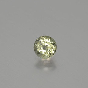 Diasporo con cambio de color  natural de 0,59 ct, corte redondo, VS