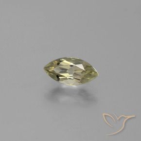Diásporo con Cambio de Color Amarillo claro natural de 0.98 ct, Marquesa, VS